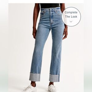 Abercrombie & Fitch Blue Straight Leg Jeans